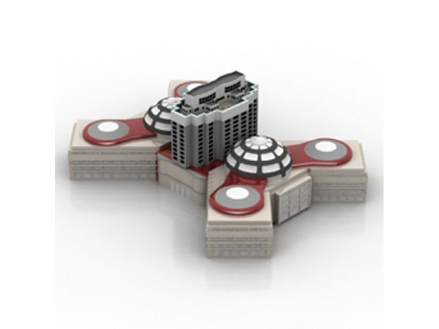 Free Building N6 3D model_2_1 For Architecture 3Ds Max Model Download